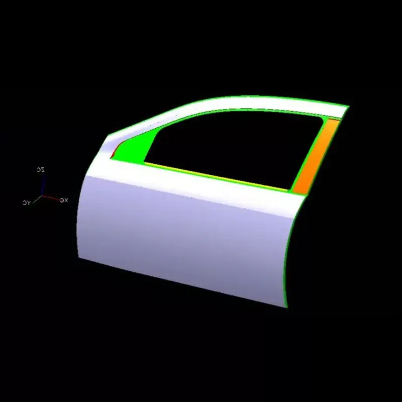 Stampo per stampaggio pannello esterno della porta anteriore sinistra automobilistica