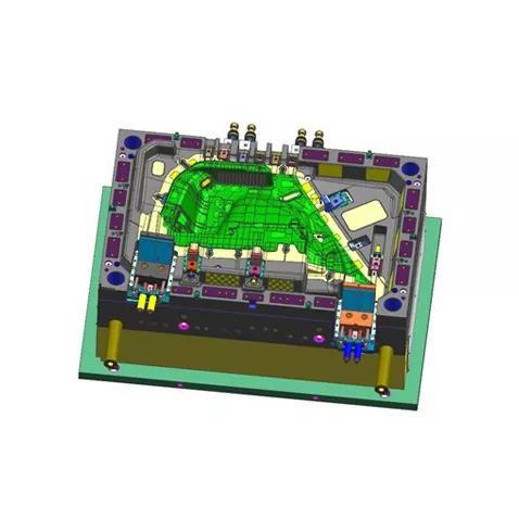 Stampo per stampaggio pannello laterale sinistro automobilistico