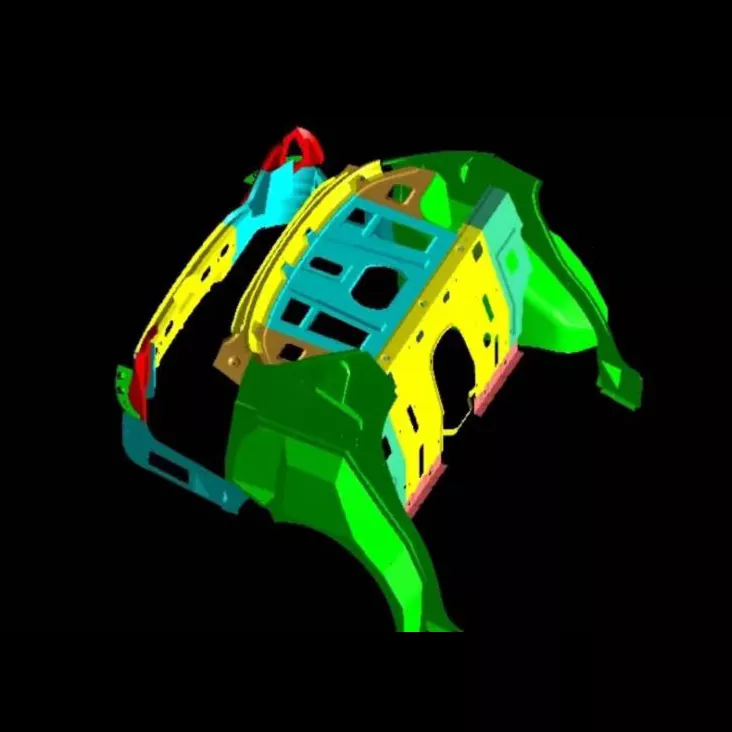 Stampi per stampaggio di gruppi di bagagliai automobilistici