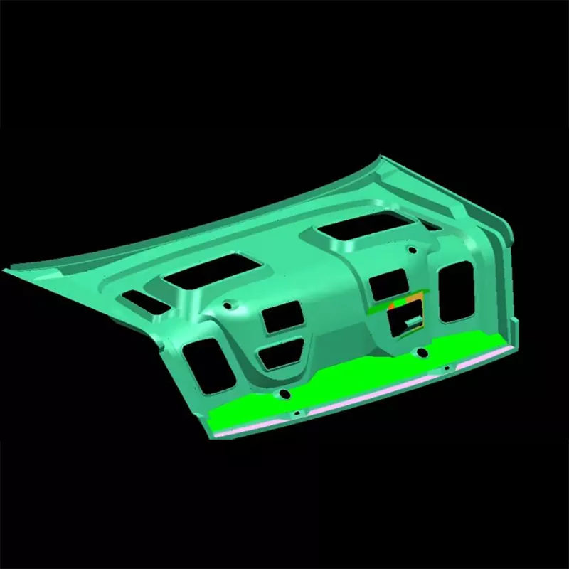 Stampo per stampaggio pannello interno del coperchio del bagagliaio automobilistico